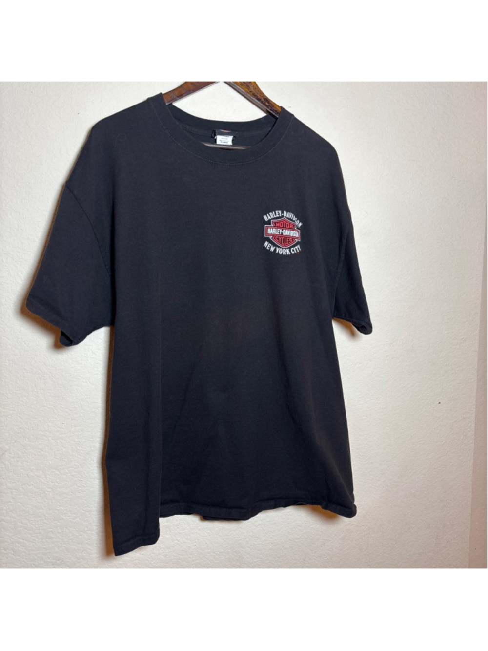 Harley-Davidson New York 9-11 vintage tee, NY fireman, Twin Towers, vintage XL - Picture 6 of 9